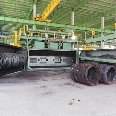 Automatische draadstang coil Shot Blasting Machine Pmw-5300 voor klantvereisten