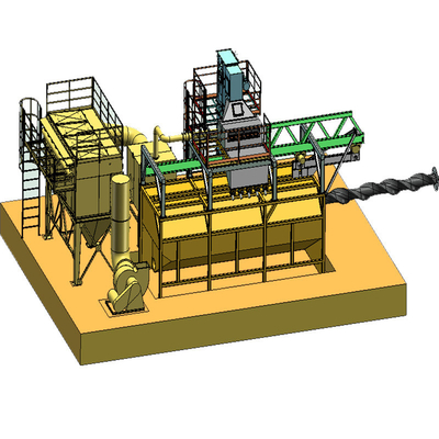 Volledig geautomatiseerde spiraalsplijtmachine voor het splijten van draadstaven voor de industrie van bevestigingsmiddelen