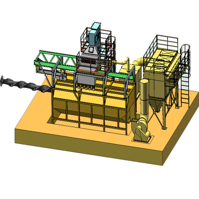 Volledig geautomatiseerde spiraalsplijtmachine voor het splijten van draadstaven voor de industrie van bevestigingsmiddelen