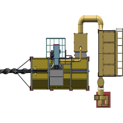 Volledig geautomatiseerde spiraalsplijtmachine voor het splijten van draadstaven voor de industrie van bevestigingsmiddelen