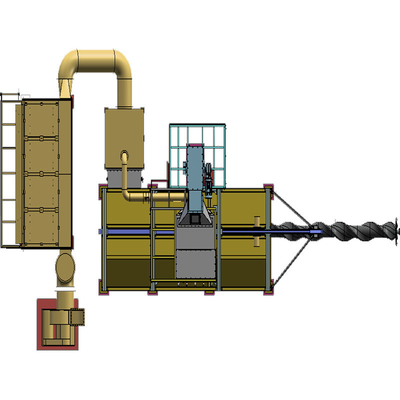 Volledig geautomatiseerde spiraalsplijtmachine voor het splijten van draadstaven voor de industrie van bevestigingsmiddelen