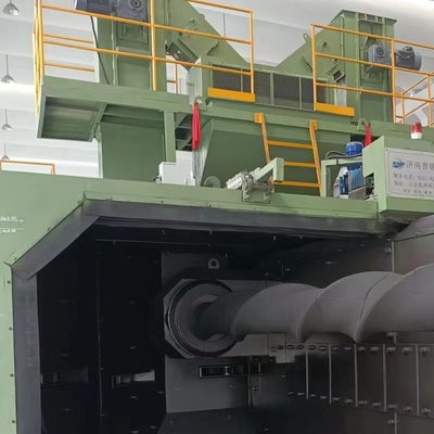 Vlamtype Draadstaaf Shot Blasting Machine PMW 4350 voor 300 eenheden per jaar Productie