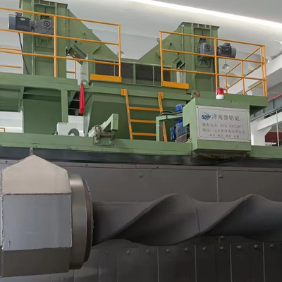 Vlamtype Draadstaaf Shot Blasting Machine PMW 4350 voor 300 eenheden per jaar Productie