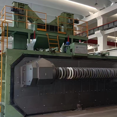 Vlamtype Draadstaaf Shot Blasting Machine PMW 4350 voor 300 eenheden per jaar Productie