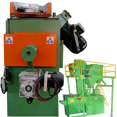 Economische en inline continue draadstaaf-schotblaasmachine met stuwkracht
