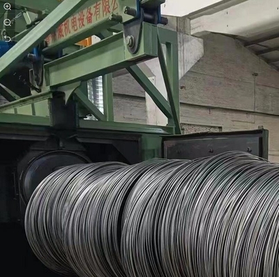 Eén jaar naverkoopservice Draadstaaf spoel Shot Blasting Machine met roterende abrator