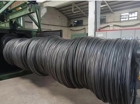 Eén jaar naverkoopservice Draadstaaf spoel Shot Blasting Machine met roterende abrator