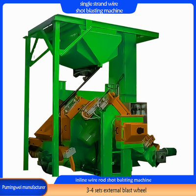 Verzilvering van draadstaaf met automatisering Automatische inline continue schietblaasmachine