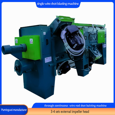 Verzilvering van draadstaaf met automatisering Automatische inline continue schietblaasmachine