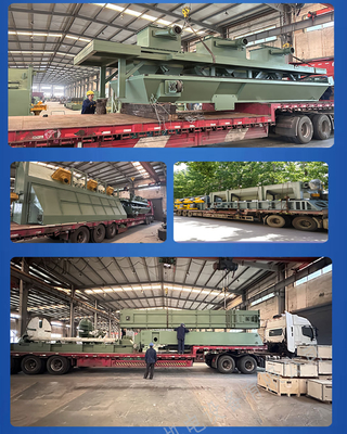 Kleurrijke blauwe en groene kleur Draadstaaf Shot Blasting Machine