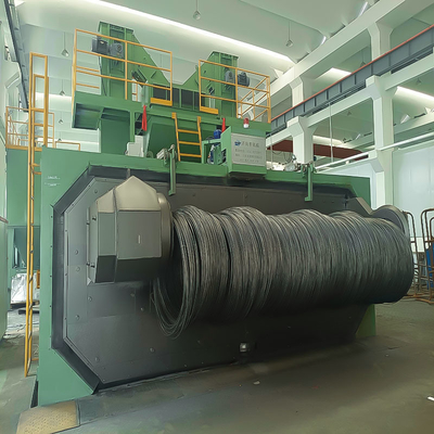 Eerste klas service draadstaaf spoel schot blaasmachine voor standaard bevestigingsmiddelen industrie