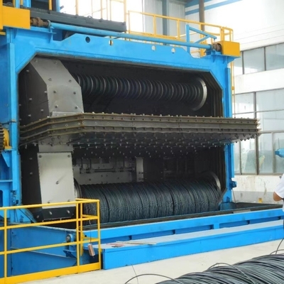 Pmw 3850 Wire Rod Coil Shot Blasting Machine met en roestverwijdering Kosten 40-20RMB