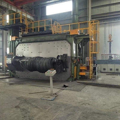 Pmw 3850 Wire Rod Coil Shot Blasting Machine met en roestverwijdering Kosten 40-20RMB
