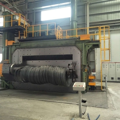 Pmw 3850 Wire Rod Coil Shot Blasting Machine met en roestverwijdering Kosten 40-20RMB