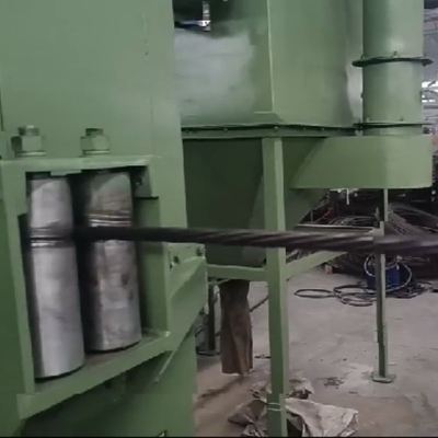 80 meter per seconde enkeldraad schot blaasmachine voor elke materiaalverwerking