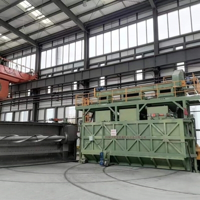 16.8 * 12.4 * 5.8 meter Flat Door Disc Draad Blasting Machine Pmw5300 voor aanpassing