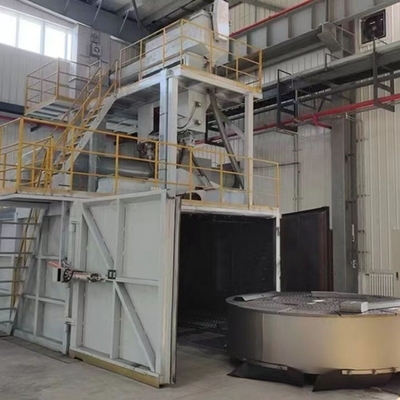 Efficiëntie Hoog hangend stalen schietblaasmachine voor het renoveren van metalen oppervlakken