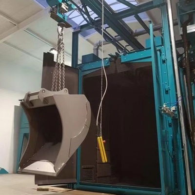 Efficiëntie Hoog hangend stalen schietblaasmachine voor het renoveren van metalen oppervlakken