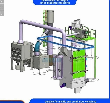 Conveyor Shot Blasting Machine Catenary-Through Abrator met after-sales service