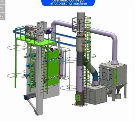 Conveyor Shot Blasting Machine Catenary-Through Abrator met after-sales service