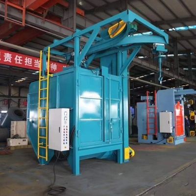 Elektrisch hangend accessoires Roestverwijderende schietblaasmachine voor een hoog rendement