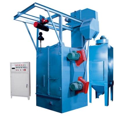 Elektrisch hangend accessoires Roestverwijderende schietblaasmachine voor een hoog rendement