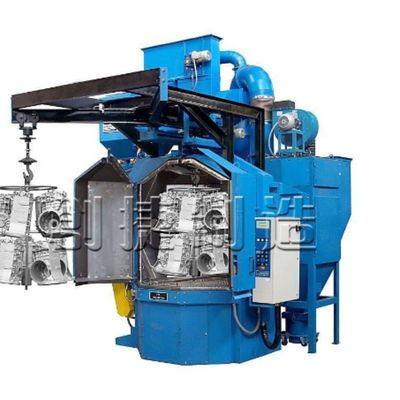 Elektrisch hangend accessoires Roestverwijderende schietblaasmachine voor een hoog rendement