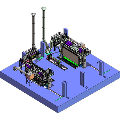 3D elektrische draadstaaf spoel Shot Blasting Machine PMW5500 voor Derusting Kosten 18-35RMB/T