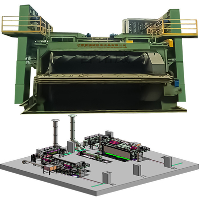 3D elektrische draadstaaf spoel Shot Blasting Machine PMW5500 voor Derusting Kosten 18-35RMB/T