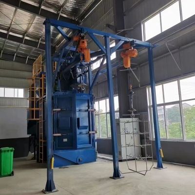 10 ton per uur Hook Shot Blasting Machine voor de bouw- en chemische industrie