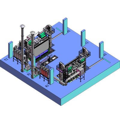 Exclusieve mandrel reiniging apparatuur Draadstaaf spoel Shot Blasting Machine Customization