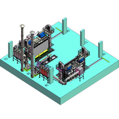 Draadverlies 0,2-0,3% Pmw5500 Draadstaaf Spiraal Shot Blasting Machine voor koud smeden staal