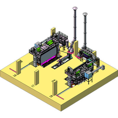 Draadverlies 0,2-0,3% Pmw5500 Draadstaaf Spiraal Shot Blasting Machine voor koud smeden staal