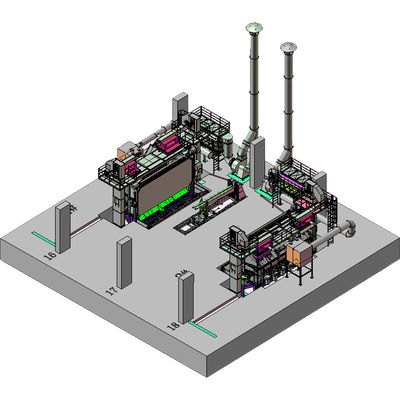 Hoogwaardige staaldraadindustrie Elektrische draadstaaf spoel geschoten blaasmachine elektrisch