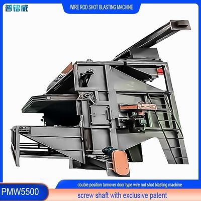 Pmw5500 Wire Rod Coil Shot Blasting Machine met betaalbare ontlastingskosten 18-35RMB/T