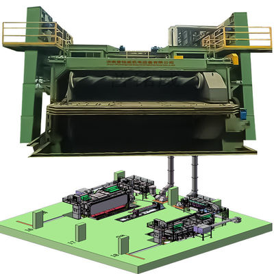 Pmw5500 Wire Rod Coil Shot Blasting Machine met betaalbare ontlastingskosten 18-35RMB/T