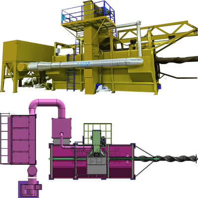 Verstelbare mobiele mandrel draadstaaf spoel geschoten blaasmachine voor blaasprocessen