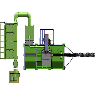 Verstelbare mobiele mandrel draadstaaf spoel geschoten blaasmachine voor blaasprocessen
