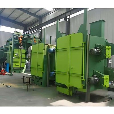 Elektrische spinner hanger shot blasting machine met automatisch stopapparaat