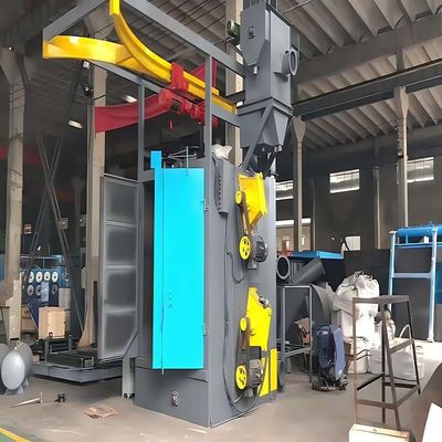 Elektrische dubbele haakblaasmachine voor het reinigen van gietstukken