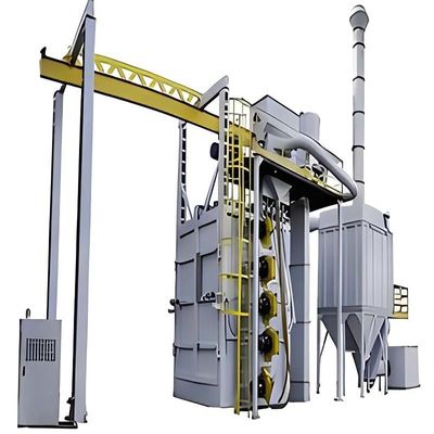 Efficiënte haaktype schotblaasmachine voor oppervlaktebehandeling en versterking