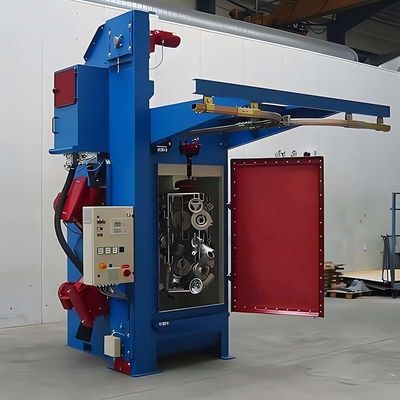 Hoogzuivere overhoofdelijke spinner hanger haak schot blaasmachine voor gasflessen