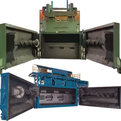 Wire Rod Coil Shot Blasting Machine met exclusieve mandrels en duurzame draaideur