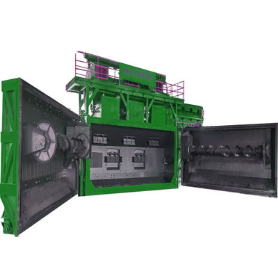 Draadstaaf Spiraal Shot Blasting Machine met overlappende Liner Blocks Draadbereik 5,5-42 mm