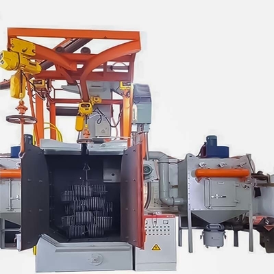 T / T en zo op Pumingwei Electric Spinner Hanger Style Airless Wheel Shot Blasting Machine