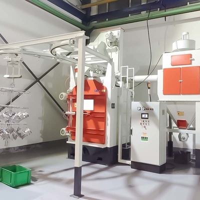 T / T en zo op Pumingwei Electric Spinner Hanger Style Airless Wheel Shot Blasting Machine