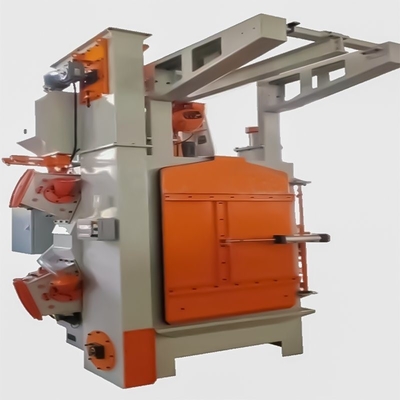 Q37-serie Overhead Hanger Hook Type Shot Blasting Machine voor het reinigen van blauwe kleuren