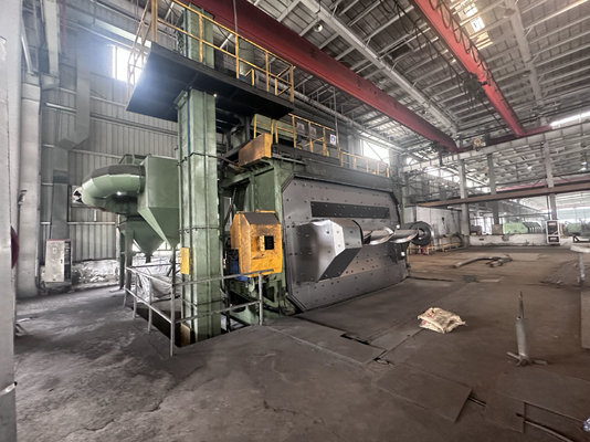 PMW3850 Dubbel-positie omloopdeur Draadstaaf Shot Blasting Machine voor het verwijderen van roest