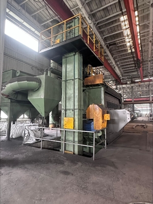 PMW3850 Dubbel-positie omloopdeur Draadstaaf Shot Blasting Machine voor het verwijderen van roest