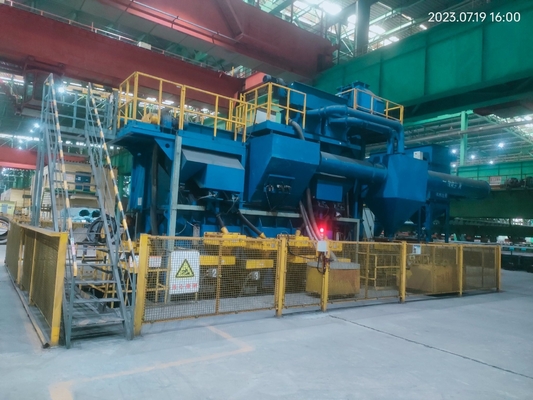 PMW3850 Dubbel-positie omloopdeur Draadstaaf Shot Blasting Machine voor het verwijderen van roest